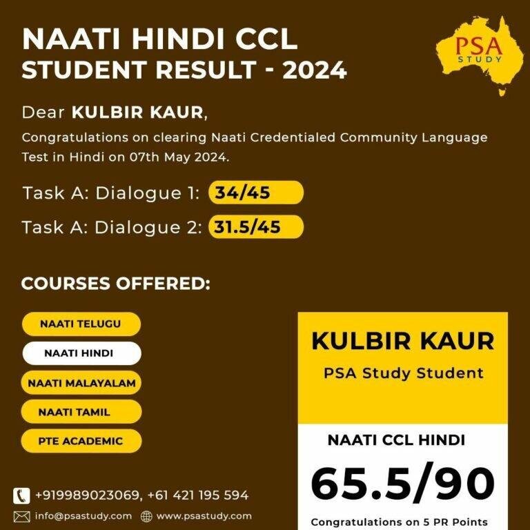 Hindi language trainers for NAATI coaching